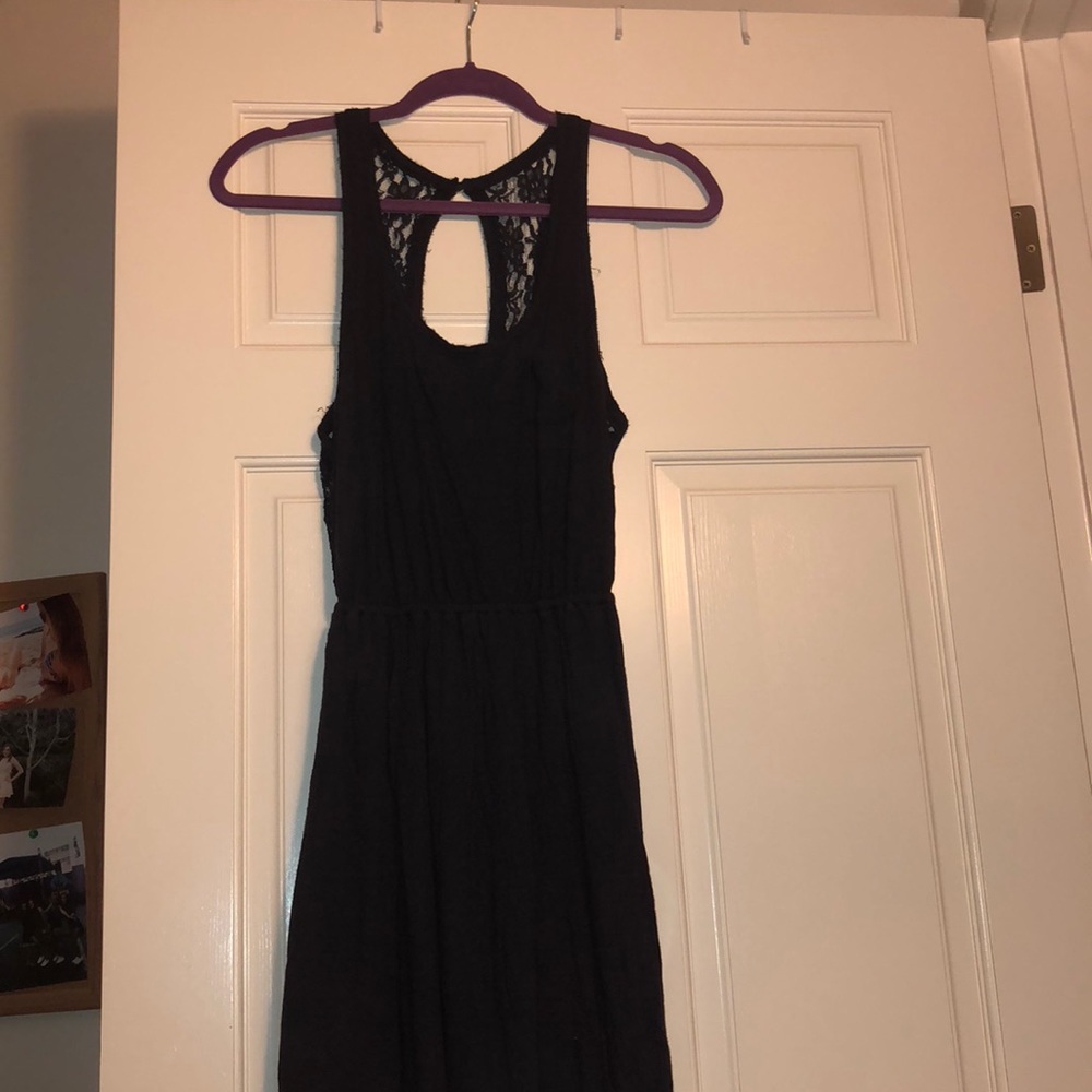 Hollister Navy Maxi Dress